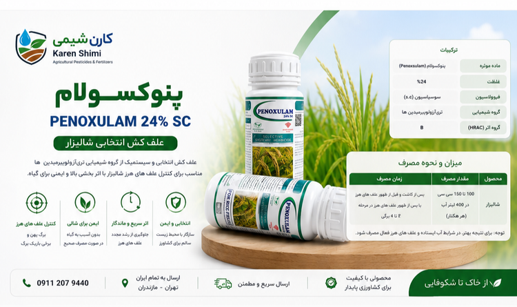 علفکش برنج پنوکسولام طیف سبز